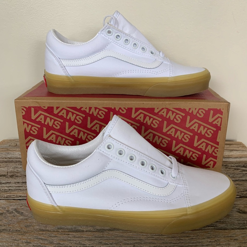 Vans Old Skool Double Lite Gum Shoes - Picture 2 of 10